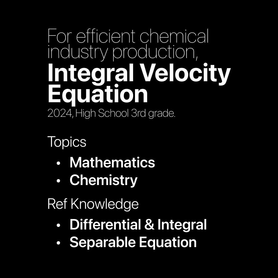 Integral Velocity Equation